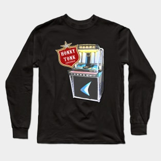 Honkytonk Jukebox vintage jukebox Long Sleeve T-Shirt